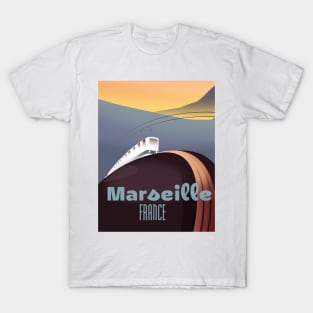 Marseille France Train poster T-Shirt